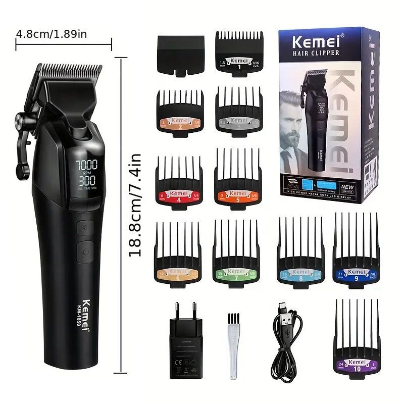 Kemei Κουρευτική Μηχανή KM-1858 - Hair clipper professional OEM