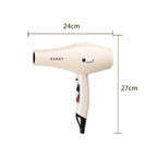 Kemey Πιστολάκι μαλλιών 1300W KM-6878 - Hair dryer - Μωβ - Χρυσό OEM