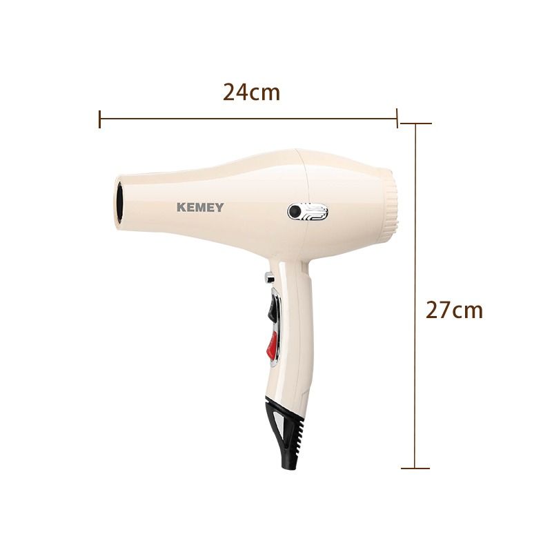 Kemey Πιστολάκι μαλλιών 1300W KM-6878 - Hair dryer - Μωβ - Χρυσό OEM
