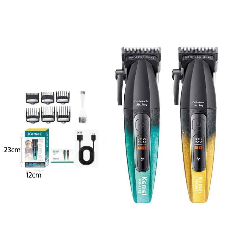 Kemei Κουρευτική μηχανή KM-11819 - Kemei Hair clipper KM-1819 - Πράσινο OEM