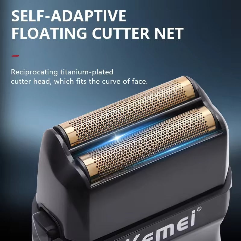 Kemei Ξυριστική Μηχανή Foil Επαναφορτιζόμενη με LED Οθόνη KM-T420 - Rechargeable Foil Shaver with LED Display Kemei