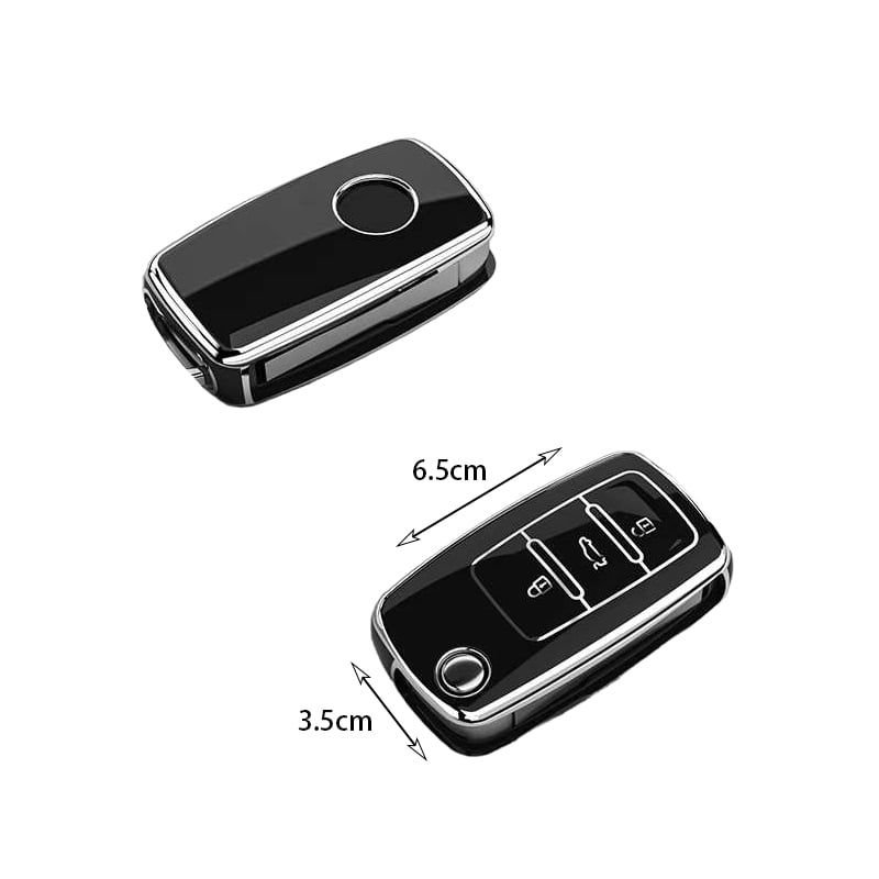 Θήκη Κλειδιών Αυτοκινήτου Μαύρη - Car Key Cover OEM