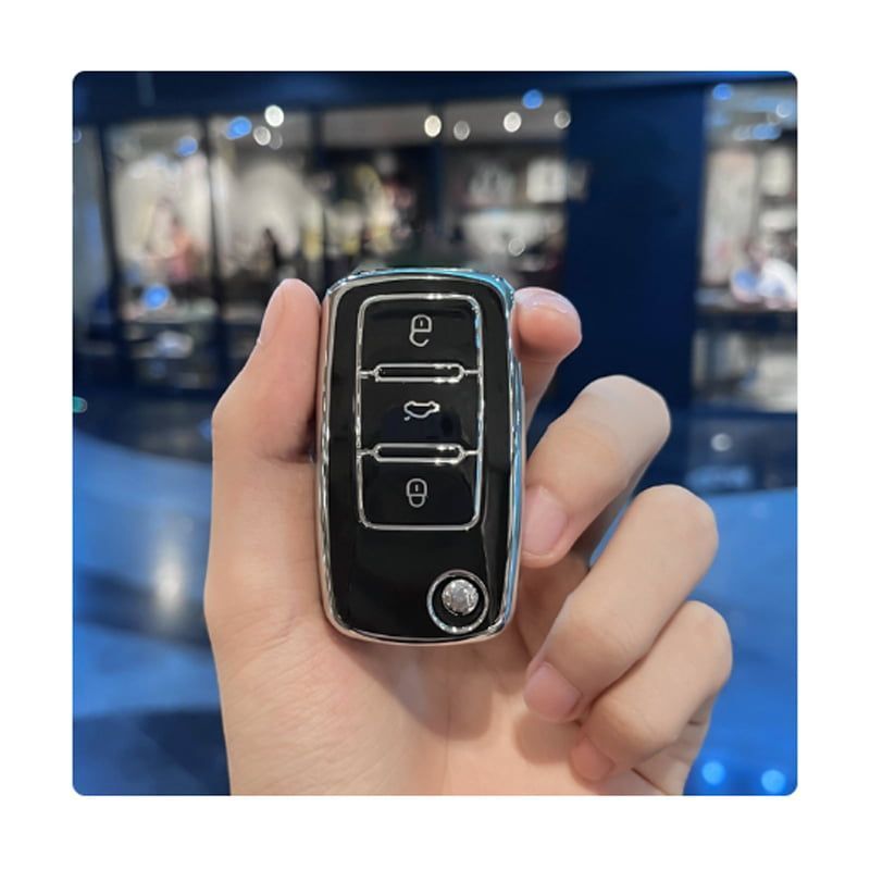 Θήκη Κλειδιών Αυτοκινήτου Μαύρη - Car Key Cover OEM