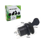 Φορτιστής Αυτοκινήτου USB Βολτόμετρο 5V 4.8A A103 - Car USB Charger OEM