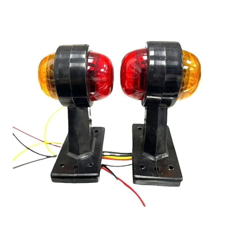 Ζευγάρι Φώτα Όγκου LED Πορτοκαλί-Κόκκινο - LED Volume Lights Orange - Red OEM