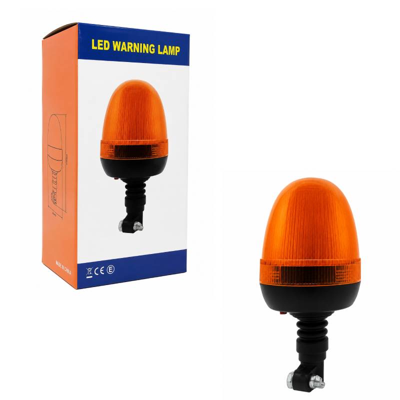 Πορτοκαλί Περιστρεφόμενος Φάρος LED – Amber LED Warning Beacon - Κίτρινο - Κόκκινο