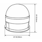 Προειδοποιητικός Φάρος LED Πορτοκαλί  – Amber LED Warning Beacon - Κίτρινο - Κόκκινο