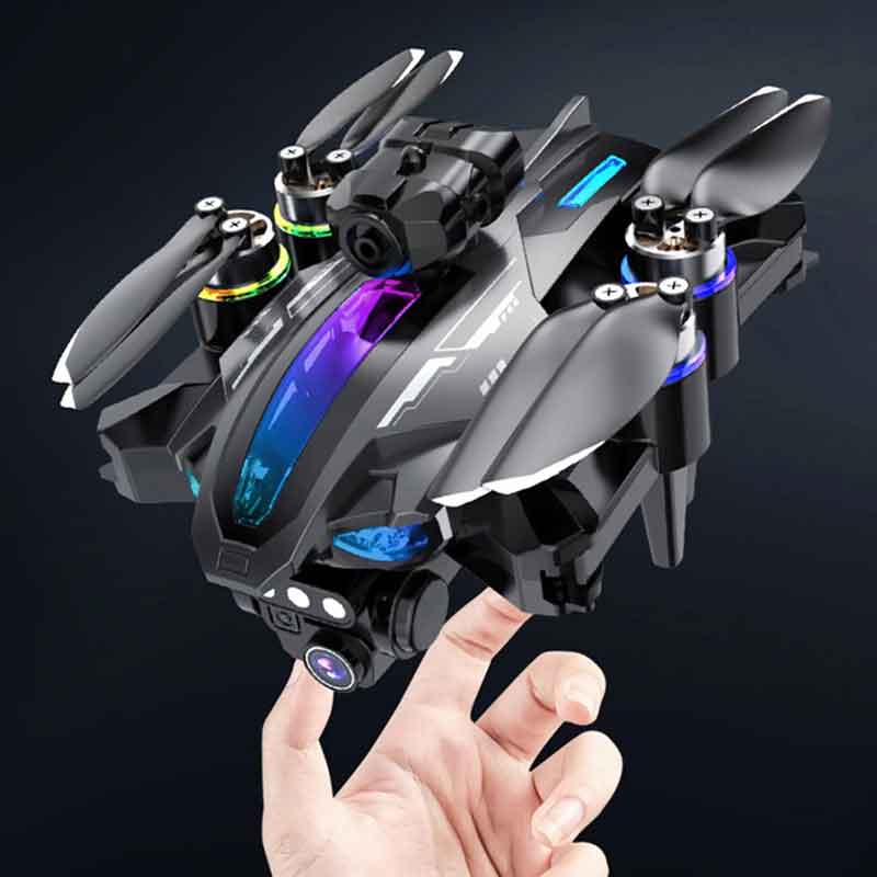 Andowl Drone 4K Ultra HD Με Κάμερα, RGB Φωτισμό Και Χειριστήριο Μαύρο SKY-769 - Drone HD Camera 4K ANDOWL
