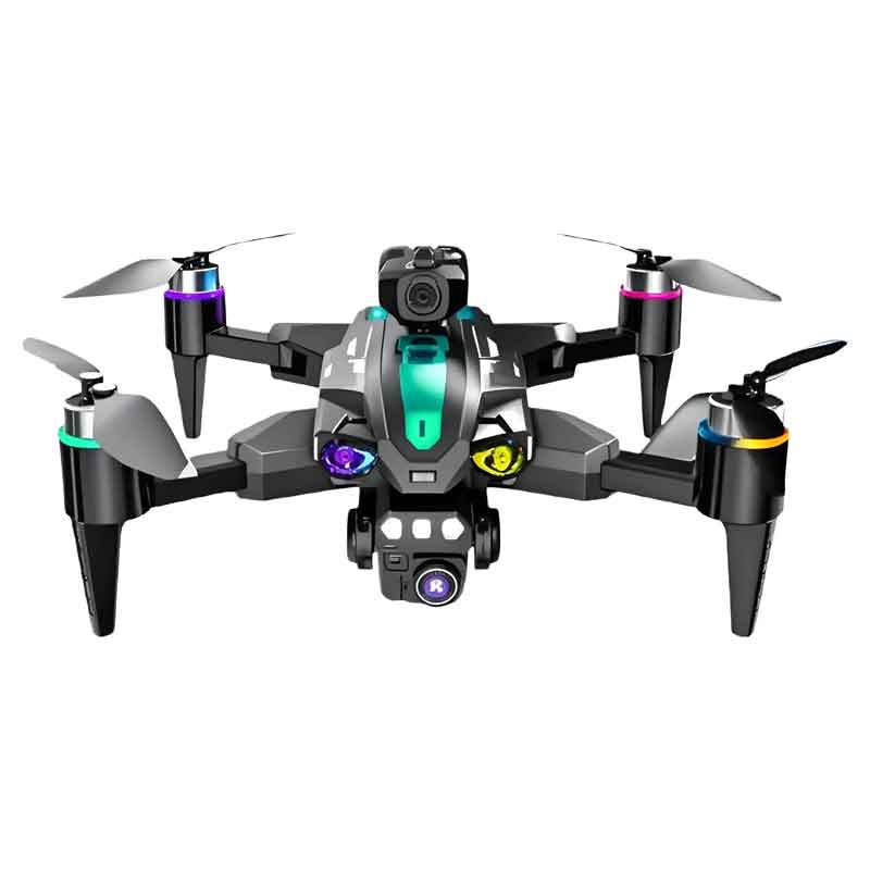 Andowl Drone 4K Ultra HD Με Κάμερα, RGB Φωτισμό Και Χειριστήριο Μαύρο SKY-769 - Drone HD Camera 4K ANDOWL