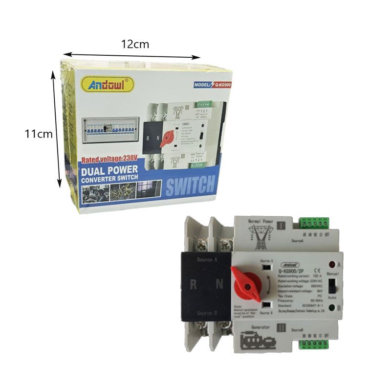 Andowl Διακόπτης διπλού μετατροπέα ισχύος Q-KG900 - Dual Power Converter Switch OEM