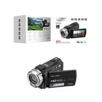 Andowl Ψηφιακή βιντεοκάμερα 1080P HD 20MP TFT LCD 16X 4KDV Q-DV16X - Μπλε - Ροζ ANDOWL