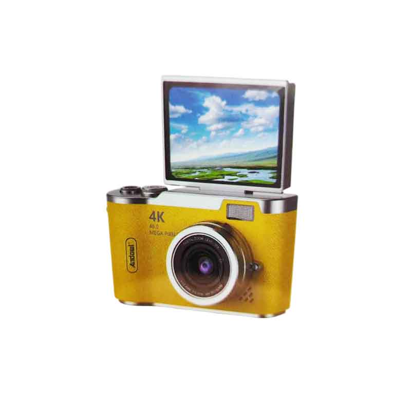 Ψηφιακή Κάμερα 4K με Οθόνη 2.4" – Digital 4K Camera with 2.4" Screen - Κίτρινο OEM