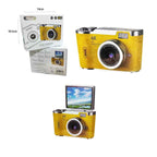 Ψηφιακή Κάμερα 4K με Οθόνη 2.4" – Digital 4K Camera with 2.4" Screen - Κίτρινο OEM