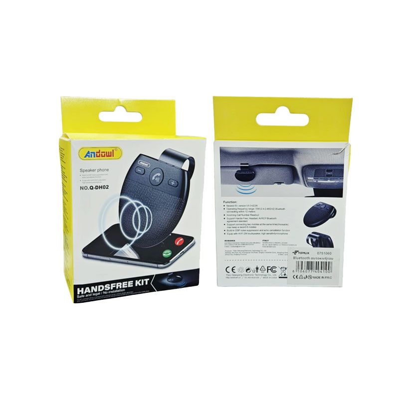 Andowl Σύστημα Ανοιχτής Ακρόασης Bluetooth Αυτοκινήτου Q-DH02 - Car Bluetooth Handsfree Kit ANDOWL
