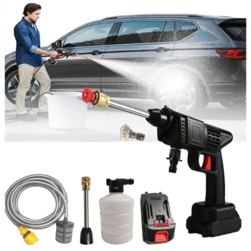 Andowl Φορητό Ηλεκτρικό Πιστόλι Πλυσίματος Q-WG2 - Car Wash High-Pressure Water Gun ANDOWL