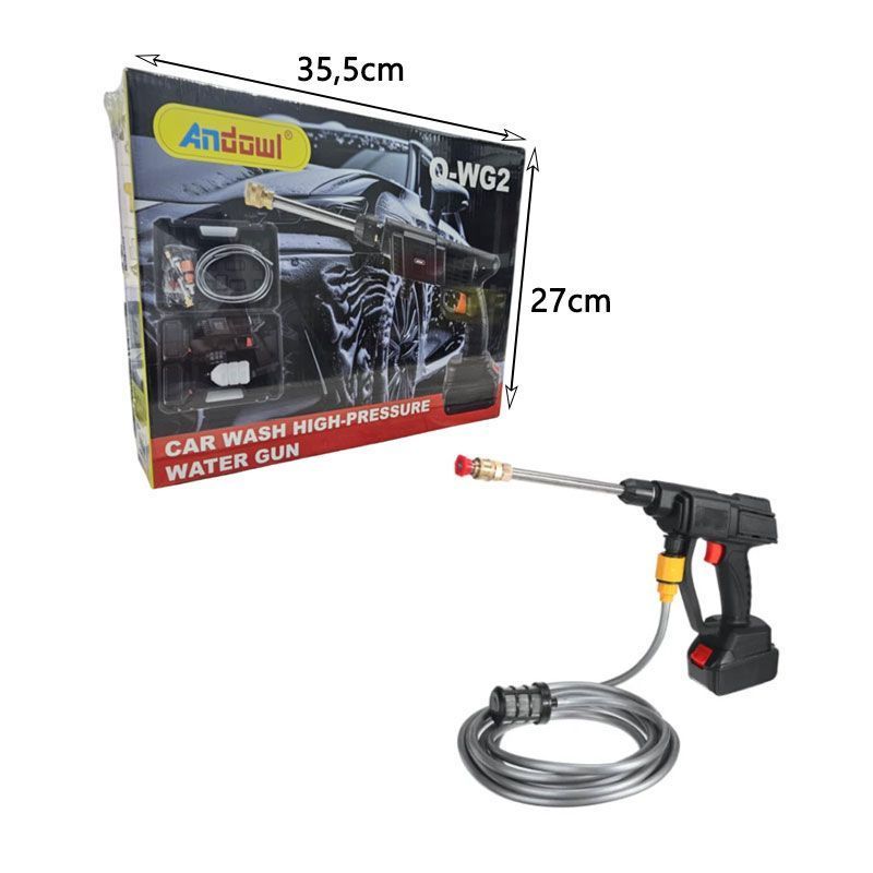 Andowl Φορητό Ηλεκτρικό Πιστόλι Πλυσίματος Q-WG2 - Car Wash High-Pressure Water Gun ANDOWL