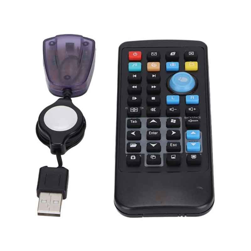 Andowl Τηλεχειριστήριο Υπολογιστή με USB Δέκτη Q-PC31 - PC Remote Controller with USB Receiver ANDOWL