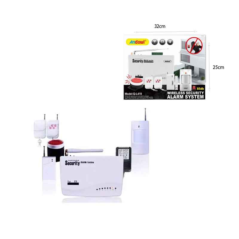 Andowl Ασύρματο Σύστημα Συναγερμού 85db Q-L419 - Wireless Security Alarm System ANDOWL