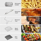 Andowl Φριτέζα Αέρος 1800W 220V 12L με Οθόνη Αφής Q-G33 - Air Fryer OEM