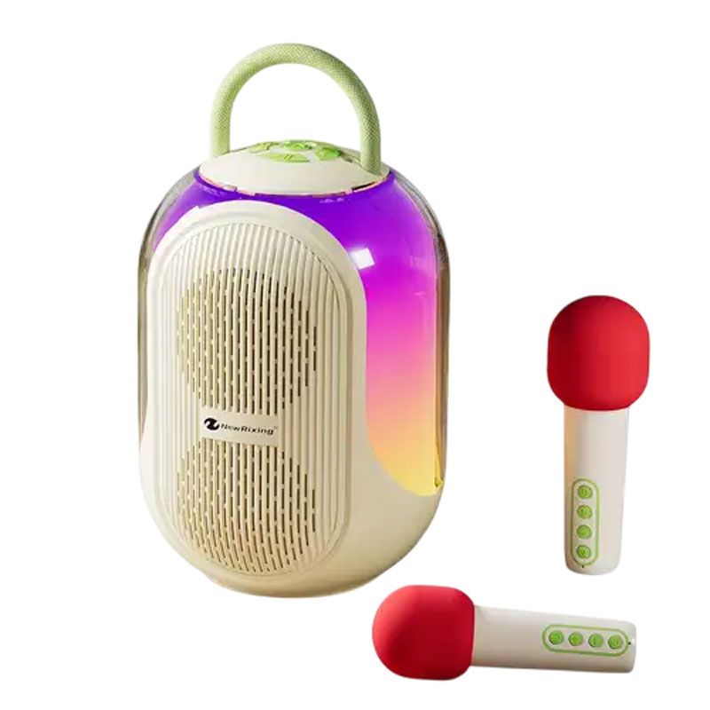 Andowl Φορητό Ασύρματο Ηχείο Bluetooth Karaoke Q-YX133 - Wireless Speaker - Μπεζ ANDOWL