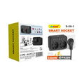 Andowl Πολύπριζο 8 σε 1 με 2 Πρίζες & 6 Θύρες USB 3500W Q-PX220- Smart Socket OEM