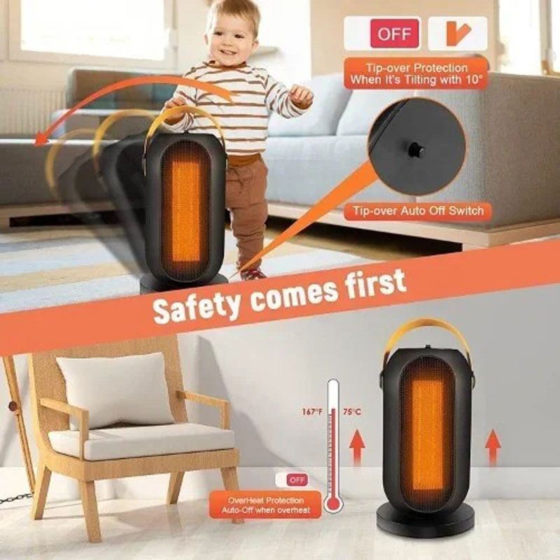 Andowl Αερόθερμο 1800W 220V Q-N779 - Electric Heater ANDOWL