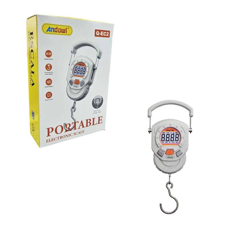 Andowl Ψηφιακή Φορητή Ζυγαριά Ανάρτησης Q-EC2 - Portable Electronic Scale ANDOWL
