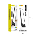 Andowl LED Φωτιστικό Ντουλαπιού με Αισθητήρα Κίνησης 24cm Q-LED200 - USB Rechargeable LED Induction Light OEM