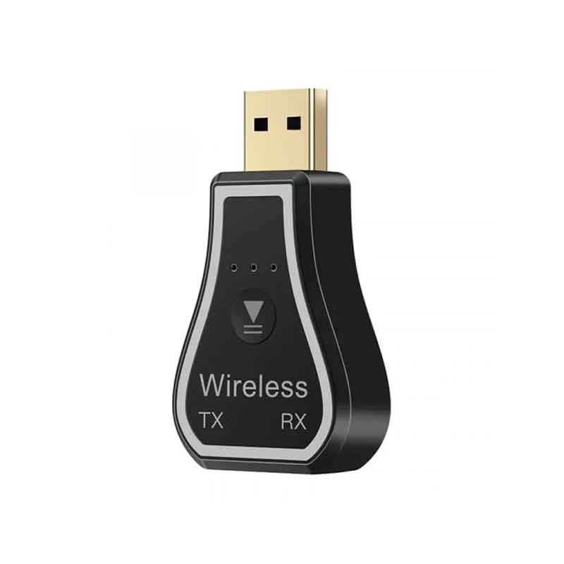 Andowl Ασύρματο Bluetooth audio Transmitter και Receiver USB μαύρο με RGB LED φωτισμό Q-TR31 - Wireless Audio Transmitter / Receiver ANDOWL
