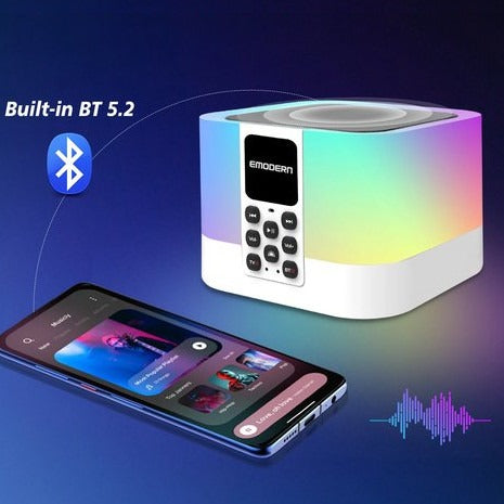 TV Box Και Bluetooth Ηχείο Με Φωτισμό RGB Andowl TV6 Mate OEM