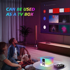 TV Box Και Bluetooth Ηχείο Με Φωτισμό RGB Andowl TV6 Mate OEM