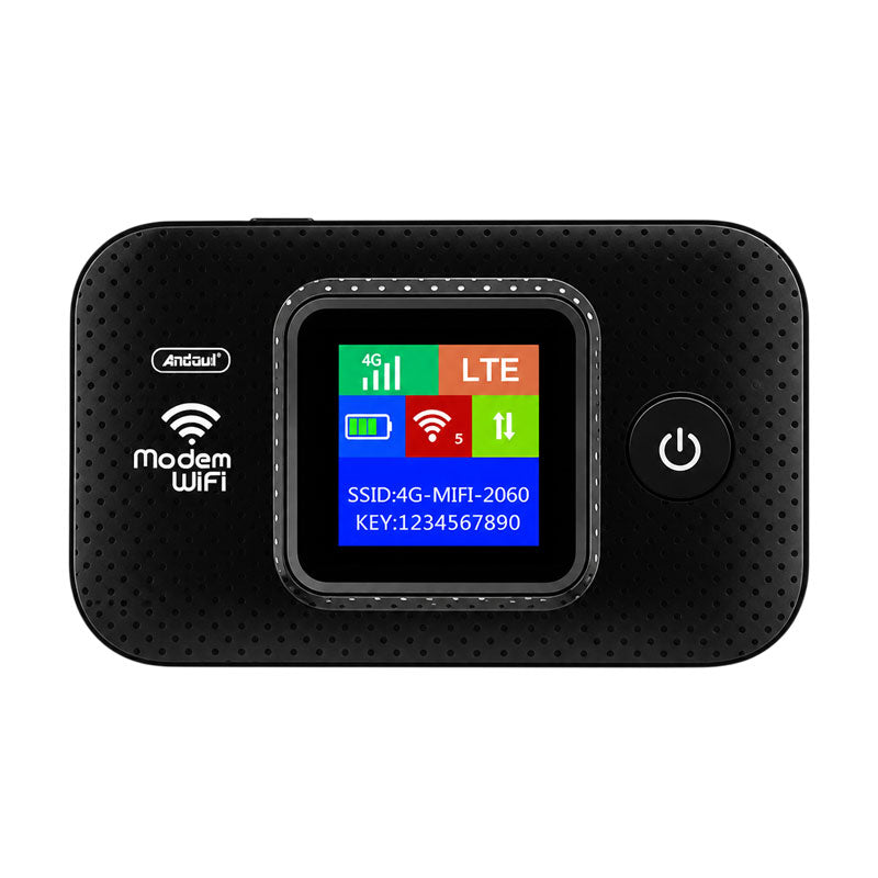 Andowl Φορητό Router WiFi 4G LTE με Οθόνη και Υποστήριξη SIM Q-A515 - Portable 4G LTE WiFi Router with Display and SIM Support OEM