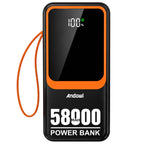 Andowl Power Bank με Ψηφιακή Οθόνη LED 58000mAh Q-TD88 - LED Display Power Bank ANDOWL