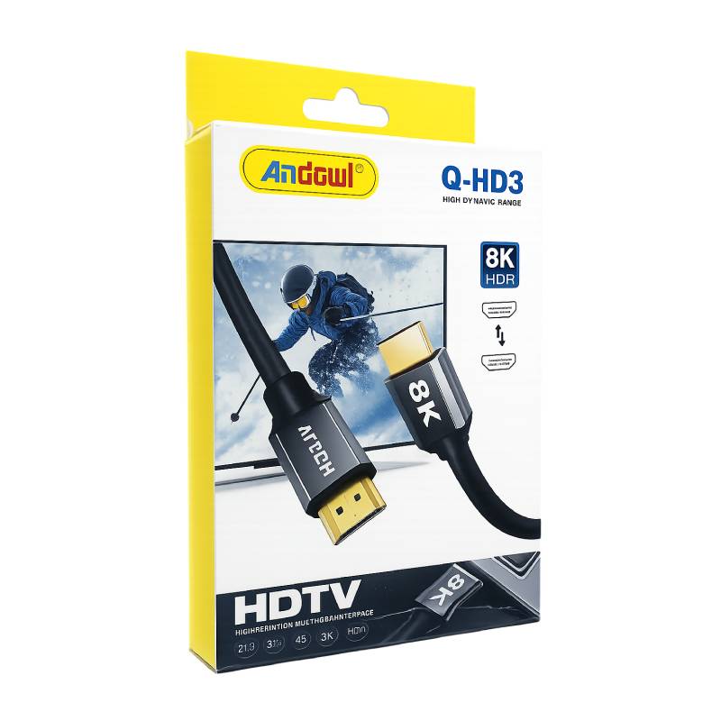 Andowl Καλώδιο HDMI 2.1 8K HDR 3m Q-HD3 - HDMI 2.1 8K HDR Cable ANDOWL