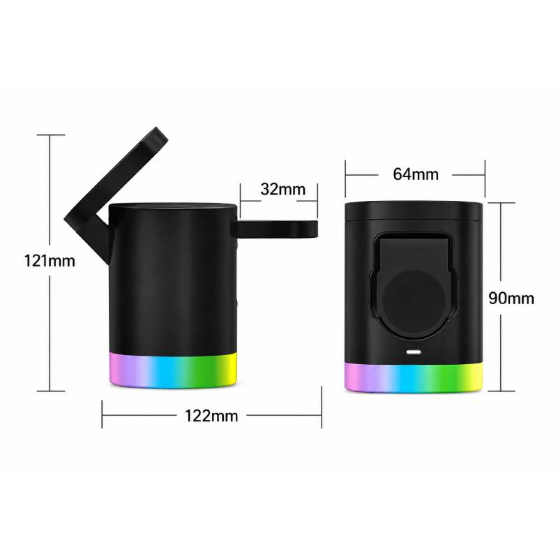 Andowl Φορτιστής Ασύρματης Φόρτισης 3 σε 1 MagSafe 20W Q-A63 - 3 in 1 Magnetic Fast Wireless Charger ANDOWL