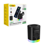 Andowl Φορτιστής Ασύρματης Φόρτισης 3 σε 1 MagSafe 20W Q-A63 - 3 in 1 Magnetic Fast Wireless Charger ANDOWL