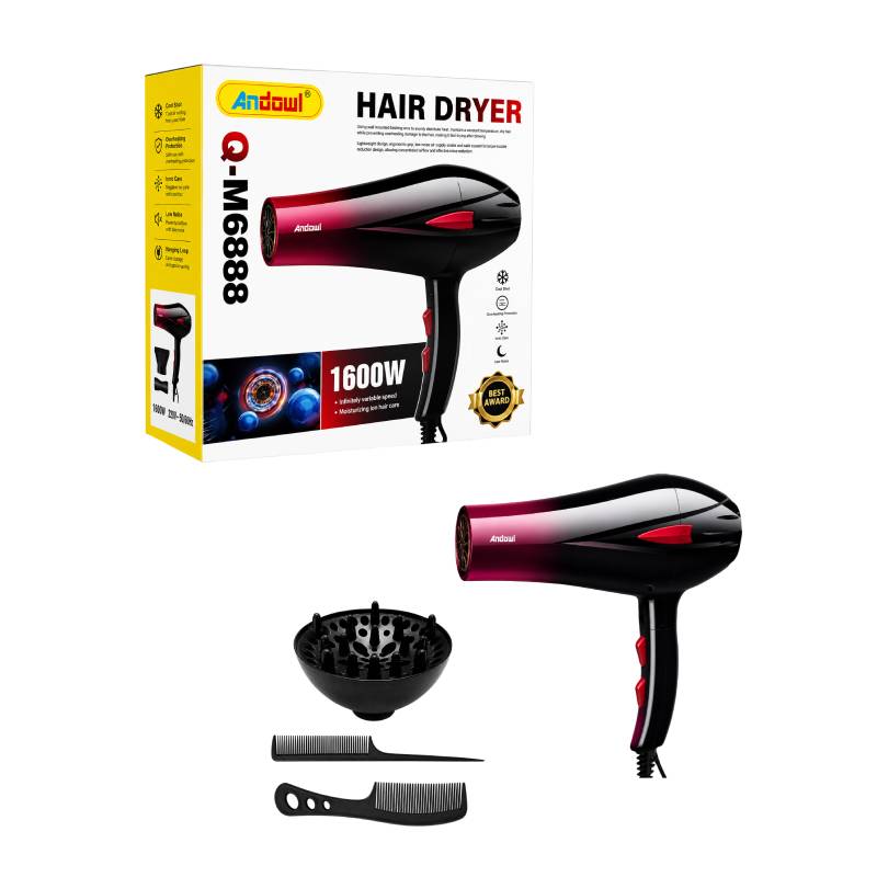 Andowl Πιστολάκι Μαλλιών 1600W Q-M688 - Hair Dryer OEM
