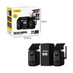 Andowl Ηλιακό Σύστημα Καμερών Ασφαλείας WiFi 8K με 2 Κάμερες No.TS2 - WiFi Solar Security Camera System OEM