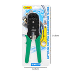 Andowl Πρέσα Ακροδεκτών Δικτύου RJ45/RJ11 με Απογυμνωτή Καλωδίων Q-WQ111 - Network Crimping Pliers with Cable Stripper
