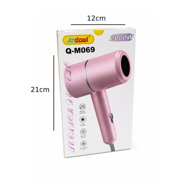 Andowl Πιστολάκι μαλλιών 2000W Q-M069  - Hair Dryer
