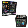 Andowl Κονσόλα Μίκτη Ήχου 4 Καναλιών Q-SK740 – Audio Mixer
