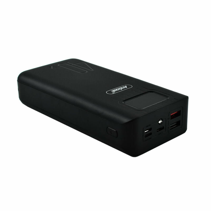 Andowl Q-CD701 Power Bank 40000mAh με 2 Θύρες USB - LED Screen Display Power Bank - Γκρι/Λευκό - Μαύρο/Κόκκινο OEM
