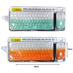 Andowl Q-JP662 Σετ πληκτρολόγιο & ποντίκι ασύρματα - Wireless keyboard & mouse set - Πράσινο ANDOWL