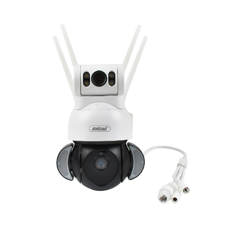 Andowl IP Κάμερα Παρακολούθησης Wi-Fi 4K Αδιάβροχη με Αμφίδρομη Επικοινωνία Q-SX920 - Foodlight Dual Camera ANDOWL