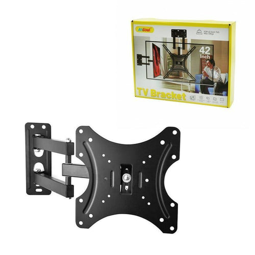 Andowl Q-L030B Βάση Τηλεόρασης Τοίχου με Βραχίονα έως 42" και 50kg 14-42Inch - TV Stand Wall Mount Bracket ANDOWL