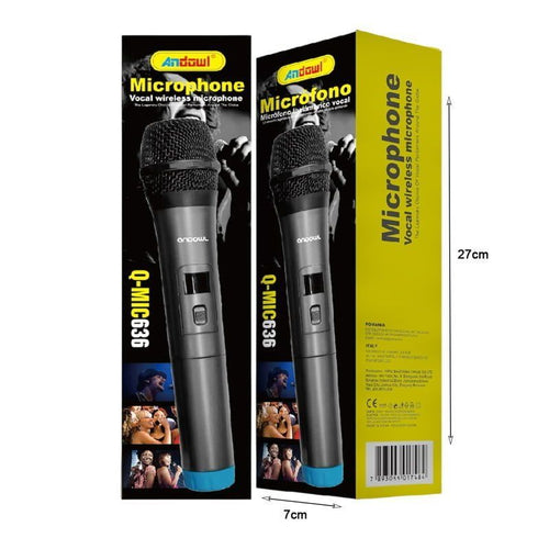 Andowl Ασύρματο Μικρόφωνο Q-MIC636 – Vocal Wireless Microphone ANDOWL