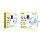 Andowl Καλώδιο δικτύου ethernet 15m 1000MHz U/UTP Cat.5e Q-T140 - Net Work Cable ANDOWL