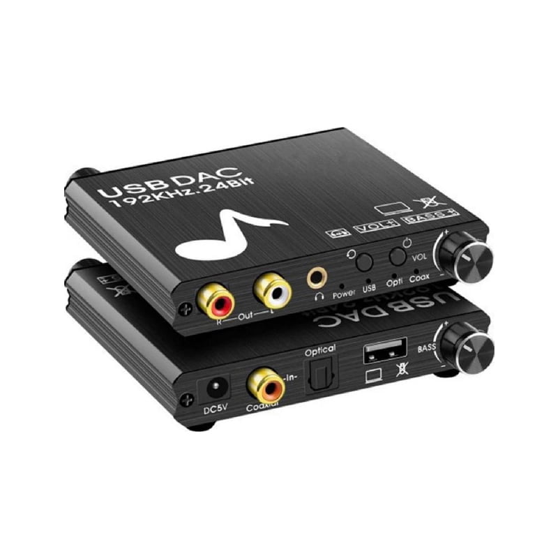 Andowl Μετατροπέας Coaxial / Toslink / USB-A female σε RCA female Q-DA5 - Digital Analog Audio Converter OEM