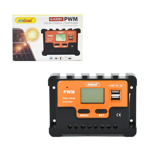 Andowl Q-KZ001 Ρυθμιστής Φόρτισης PWM 12V/24V 15A - Solar charge controller Andowl