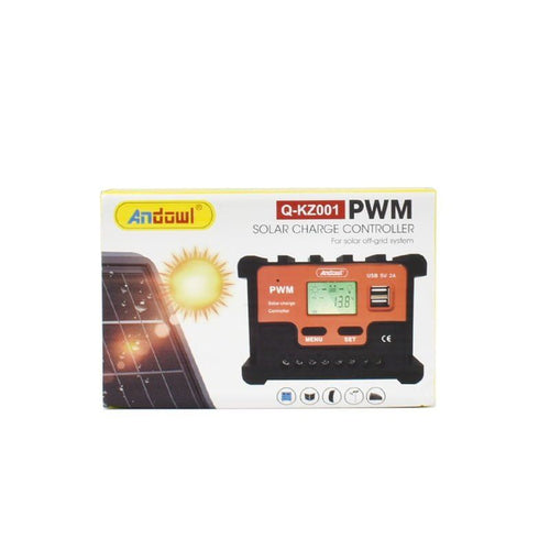Andowl Q-KZ001 Ρυθμιστής Φόρτισης PWM 12V/24V 15A - Solar charge controller Andowl